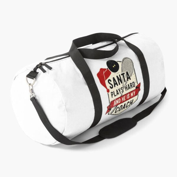 Item preview, Santa plays squash Christmas vintage style logo designed and sold by Graffik-Peeps.