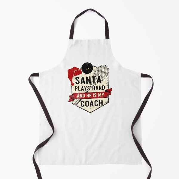 Item preview, Santa plays squash Christmas vintage style logo designed and sold by Graffik-Peeps.