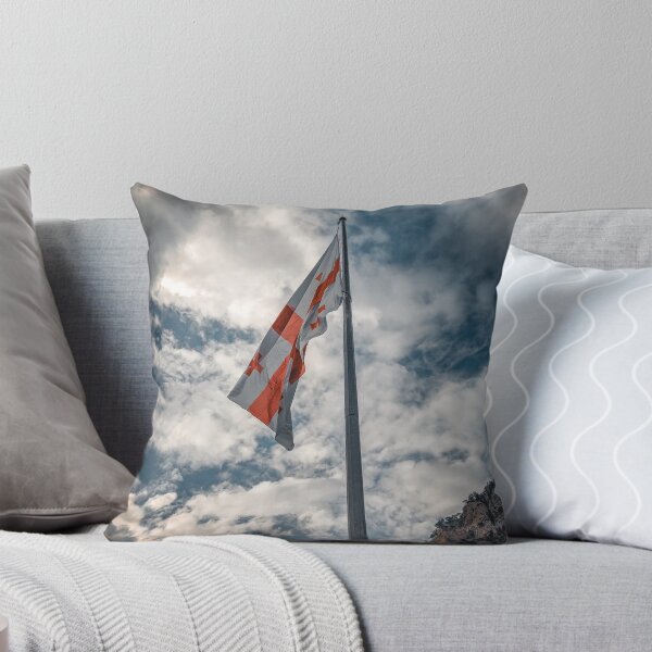 Item preview, Georgian Flag designed and sold by Nertfel-Art.