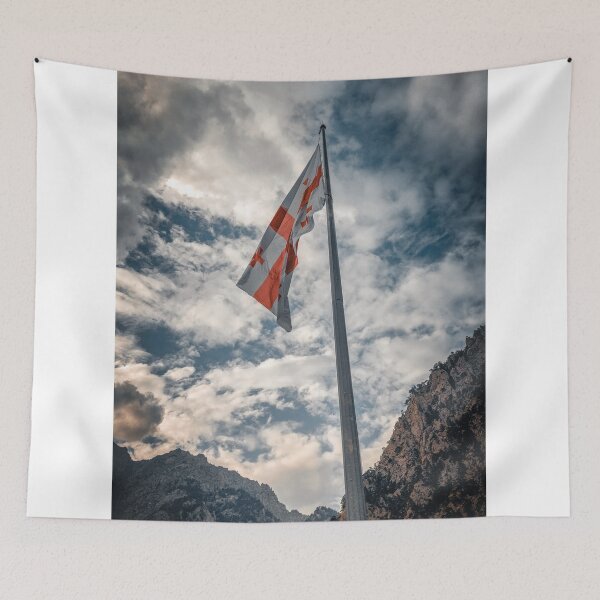 Item preview, Georgian Flag designed and sold by Nertfel-Art.
