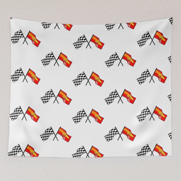 Item preview, Lightning Mcqueen Racing Flags designed and sold by heribertokane.