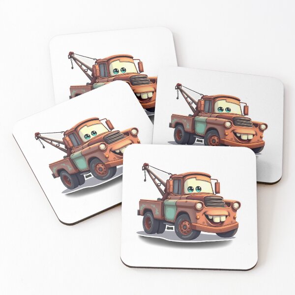 Artikelvorschau, Tow Mater inspirierter Cartoon-Truck entworfen und verkauft von heribertokane.