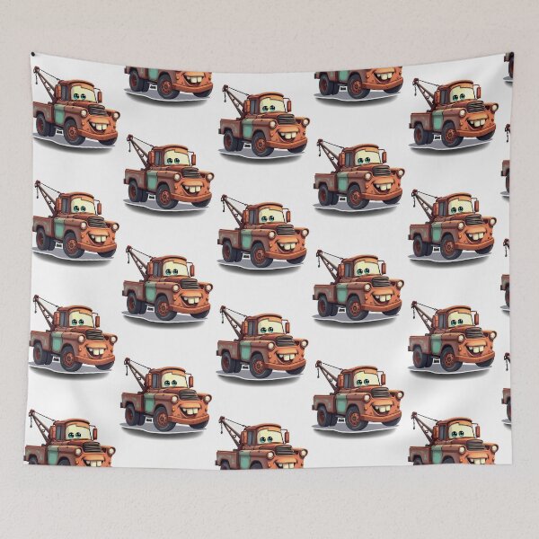Artikelvorschau, Tow Mater inspirierter Cartoon-Truck entworfen und verkauft von heribertokane.