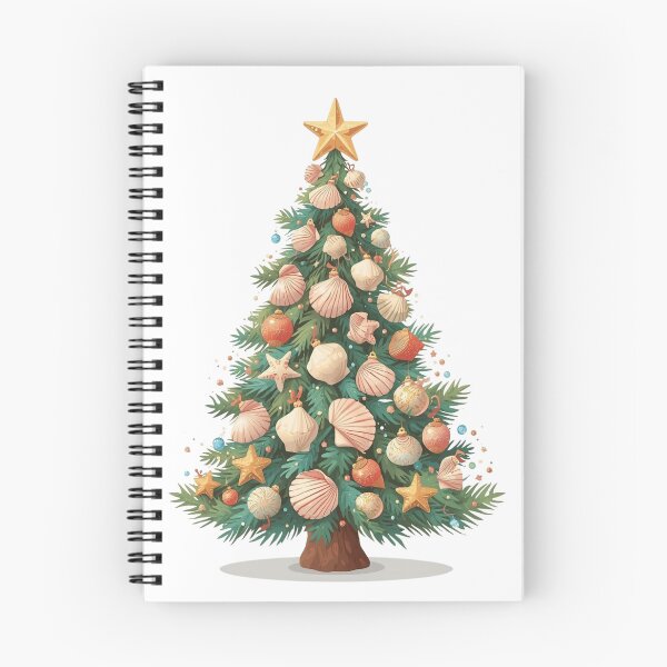 Item preview, Christmas tree with seashells designed and sold by StormArte.