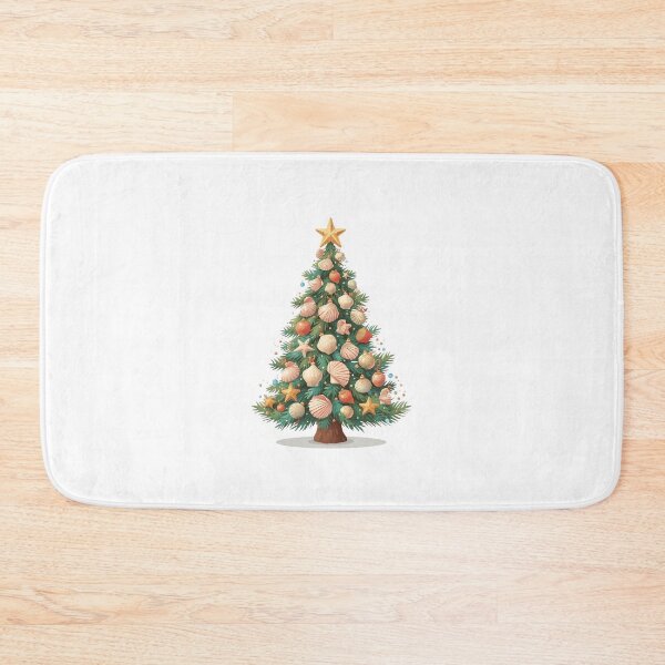 Item preview, Christmas tree with seashells designed and sold by StormArte.