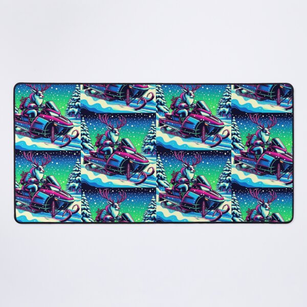 Item preview, reindeer snowmobile riding designed and sold by Dogandesighn.