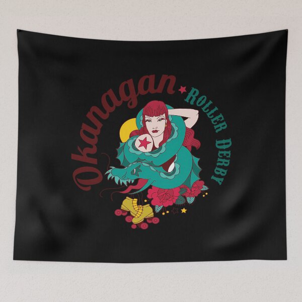 Item preview, Okanagan Roller Derby League Logo designed and sold by ClovRodrigue2.