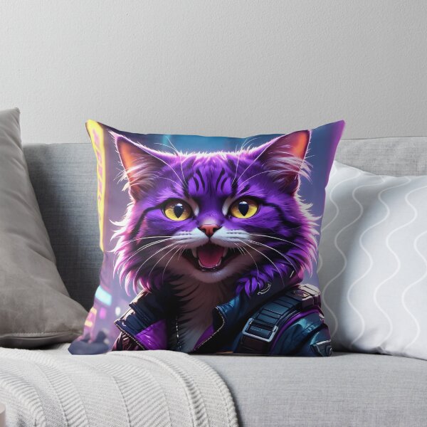 Artikelvorschau, Cyberpunk-Katze entworfen und verkauft von Pavel Polyansky.