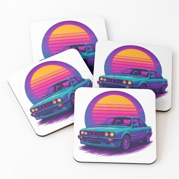 Item preview, German Coupe – Retro Synthwave 80s 90s Style Automotive Illustration designed and sold by fjurcev.