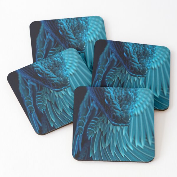 Item preview, Winged Blue Snake designed and sold by MatrixTattoo.