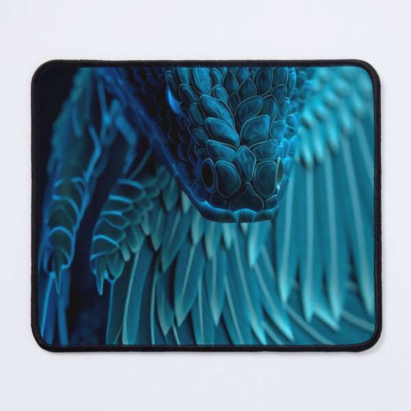 Item preview, Winged Blue Snake designed and sold by MatrixTattoo.