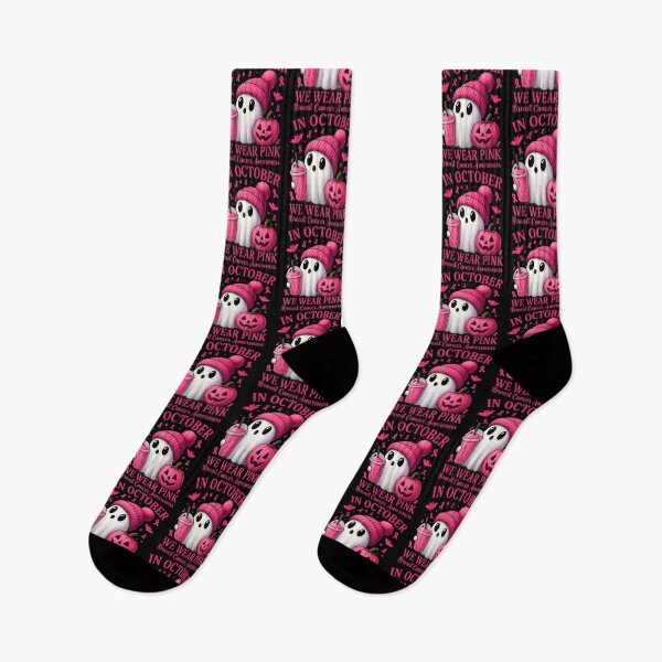 Item preview, Breast Cancer Halloween Women in October We Wear Pink designed and sold by ivotee.