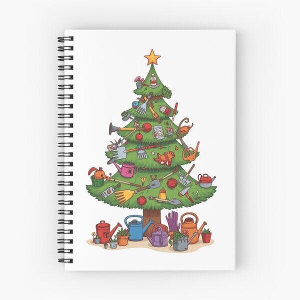 Item preview, Christmas tree decorated with garden tools designed and sold by StormArte.