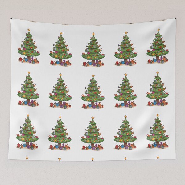 Item preview, Christmas tree decorated with garden tools designed and sold by StormArte.