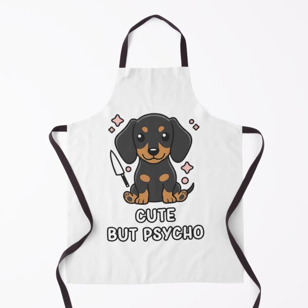 Item preview, Cute But Psycho Dachshund designed and sold by roslexfulsia.