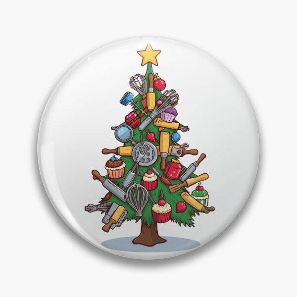 Item preview, Christmas tree decorated with baking utensils designed and sold by StormArte.