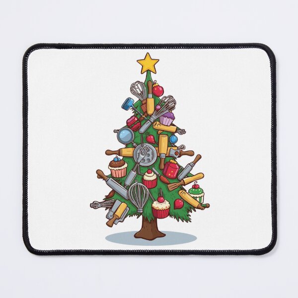 Item preview, Christmas tree decorated with baking utensils designed and sold by StormArte.