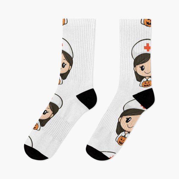 Item preview, Cute Halloween Nurse Cartoon Character designed and sold by olenapetol.