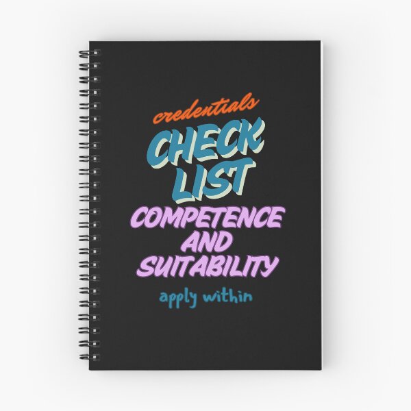 Item preview, the credential check list designed and sold by aledfychan.