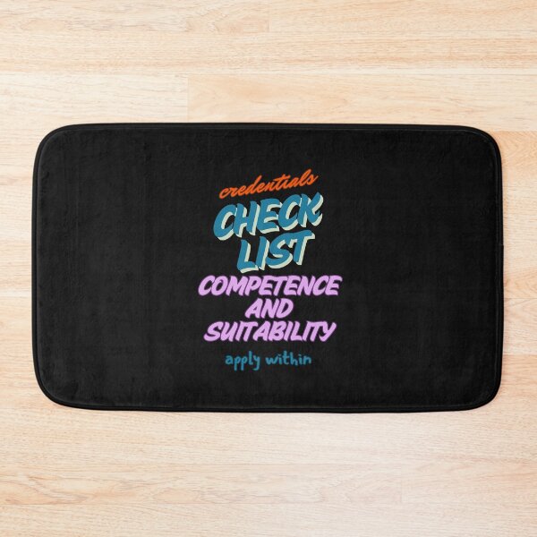 Item preview, the credential check list designed and sold by aledfychan.