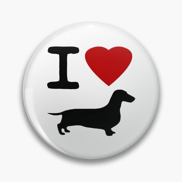 Item preview, I Heart (Love) Dachshund'S designed and sold by roslexfulsia.