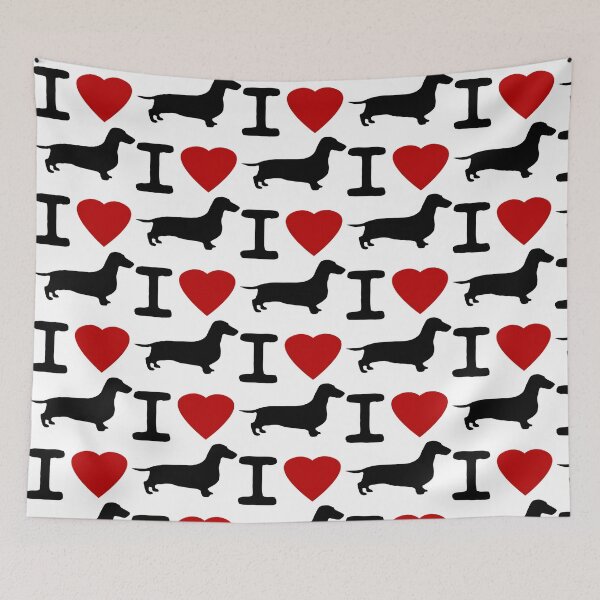 Item preview, I Heart (Love) Dachshund'S designed and sold by roslexfulsia.