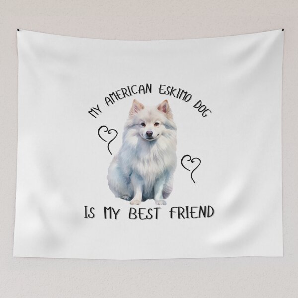 Item preview, My American Eskimo Dog Is My Best Friend designed and sold by Viikis.