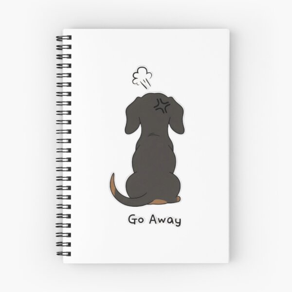 Item preview, Go Away Angry Dachshund designed and sold by roslexfulsia.