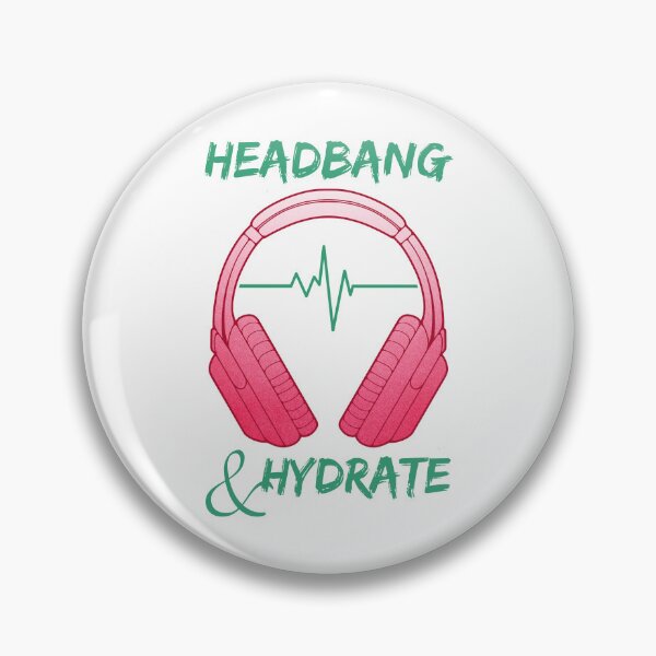Artikelvorschau, Kopfhörer | Headbangen und hydratisieren entworfen und verkauft von ObsidianDaz.