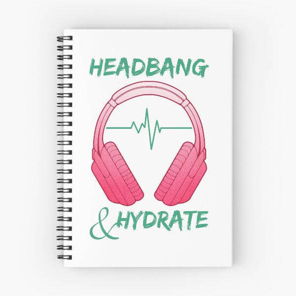 Item preview, Headphones | Headbang And Hydrate designed and sold by ObsidianDaz.