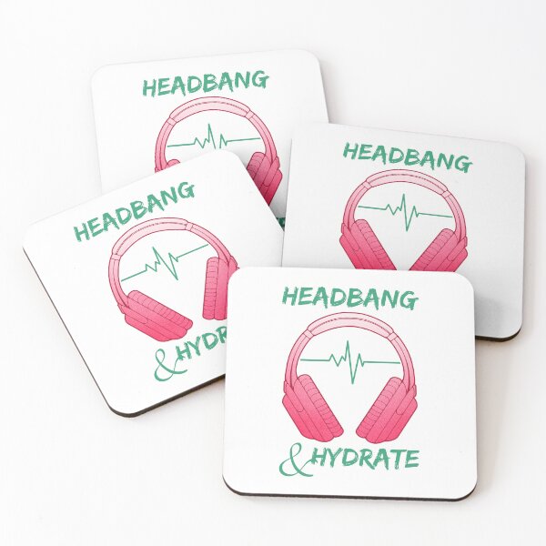 Item preview, Headphones | Headbang And Hydrate designed and sold by ObsidianDaz.