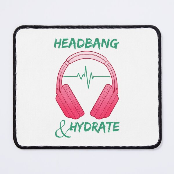 Item preview, Headphones | Headbang And Hydrate designed and sold by ObsidianDaz.