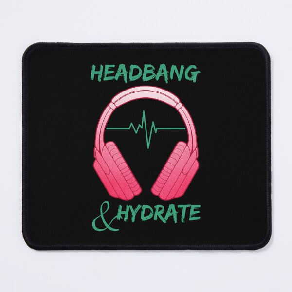 Item preview, Headphones | Headbang And Hydrate designed and sold by ObsidianDaz.