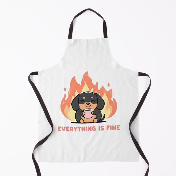 Item preview, Everything Is Fine Dachshund designed and sold by roslexfulsia.