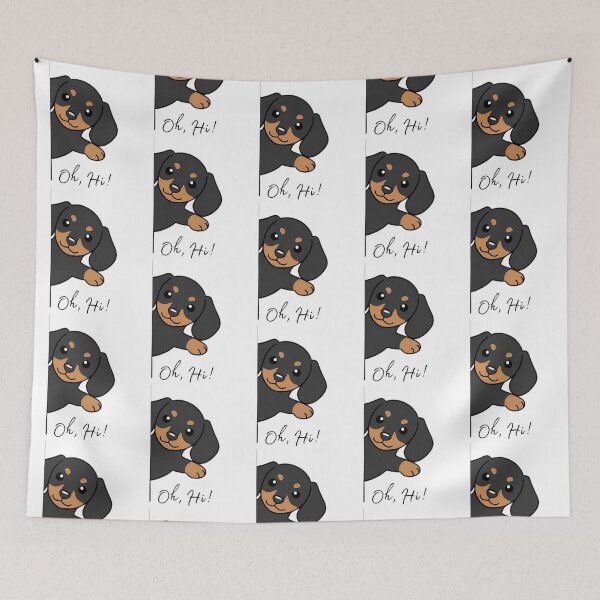 Item preview, Oh Hi Dachshund designed and sold by roslexfulsia.