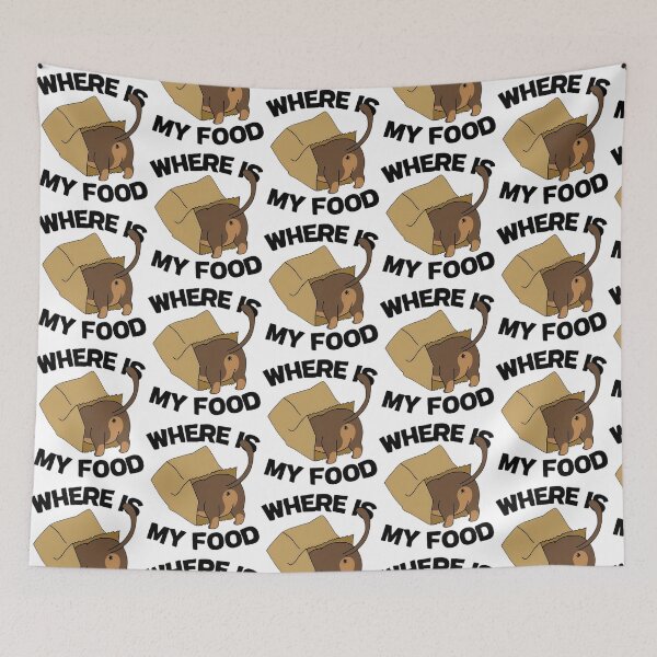 Item preview, Where Is My Food Dachshund designed and sold by roslexfulsia.