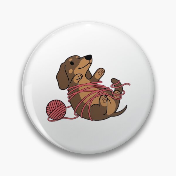 Item preview, Dachshund Dog Playing designed and sold by roslexfulsia.