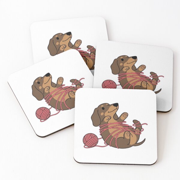 Item preview, Dachshund Dog Playing designed and sold by roslexfulsia.