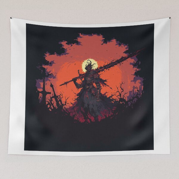 Item preview, Corrupted Knight Under Blood Moon designed and sold by Christian Weiss.