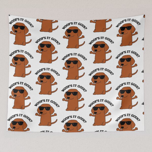 Item preview, Wood'S It Going Dachshund designed and sold by roslexfulsia.