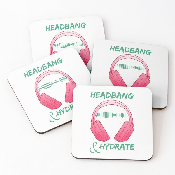 Item preview, Headphones | Headbang And Hydrate designed and sold by ObsidianDaz.