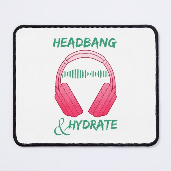 Item preview, Headphones | Headbang And Hydrate designed and sold by ObsidianDaz.