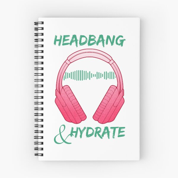Item preview, Headphones | Headbang And Hydrate designed and sold by ObsidianDaz.