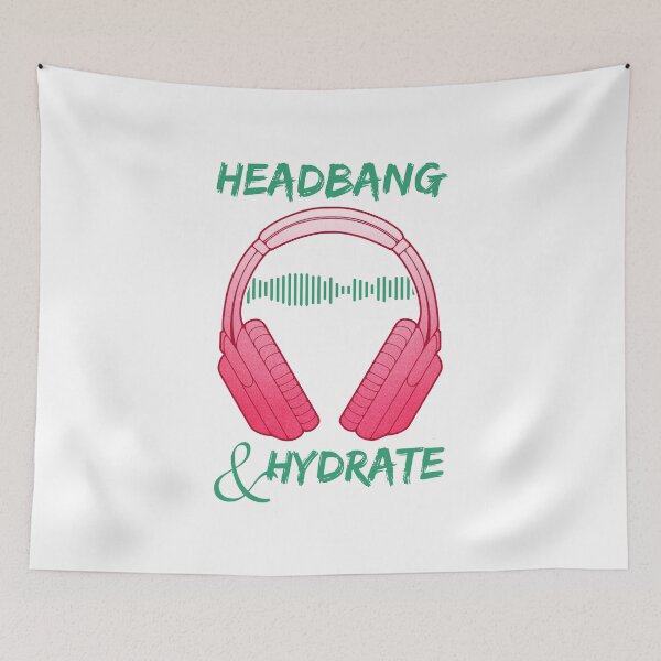 Item preview, Headphones | Headbang And Hydrate designed and sold by ObsidianDaz.