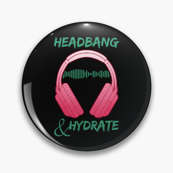 Artikelvorschau, Kopfhörer | Headbangen und hydratisieren entworfen und verkauft von ObsidianDaz.