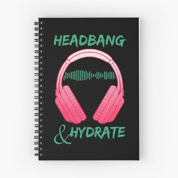 Item preview, Headphones | Headbang And Hydrate designed and sold by ObsidianDaz.
