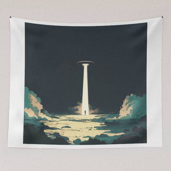 Item preview, UFO Beam Light Abduction Scene designed and sold by Christian Weiss.