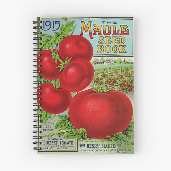 Item preview, Vintage 1915 Seed Catalog Cover Art | The Maule Seed Book | Antique Botanical Illustration  designed and sold by CulturalCurios.