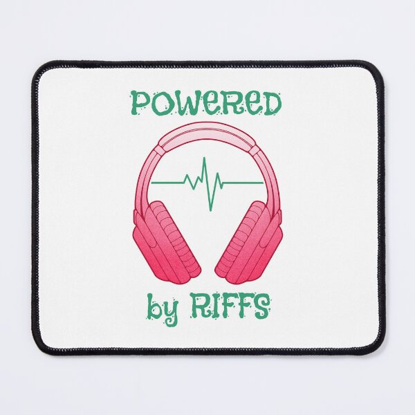 Item preview, Headphones | Powered By Riffs designed and sold by ObsidianDaz.