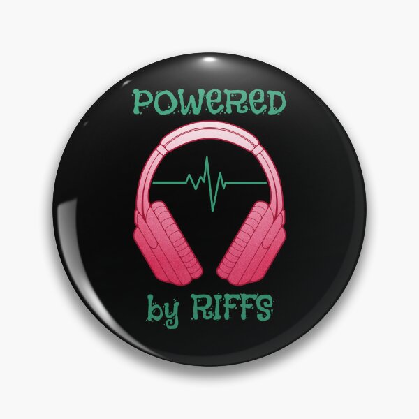 Item preview, Headphones | Powered By Riffs designed and sold by ObsidianDaz.